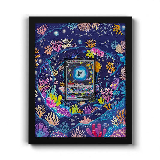 GG39 Luminéon V - Extended Artwork Framed Pokemon Card Display