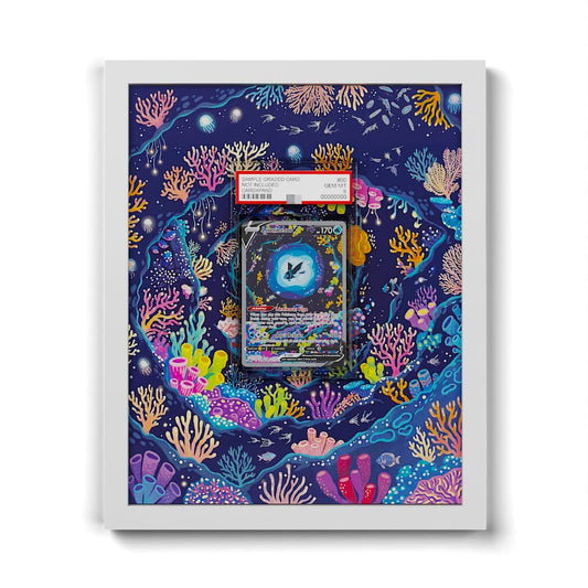 GG39 Luminéon V - Extended Artwork Framed Pokemon Card Display