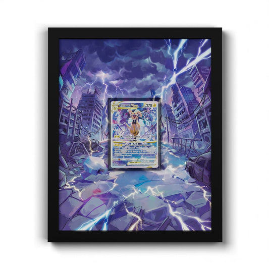GG43 Zeraora VSTAR - Extended Artwork Framed Pokemon Card Display