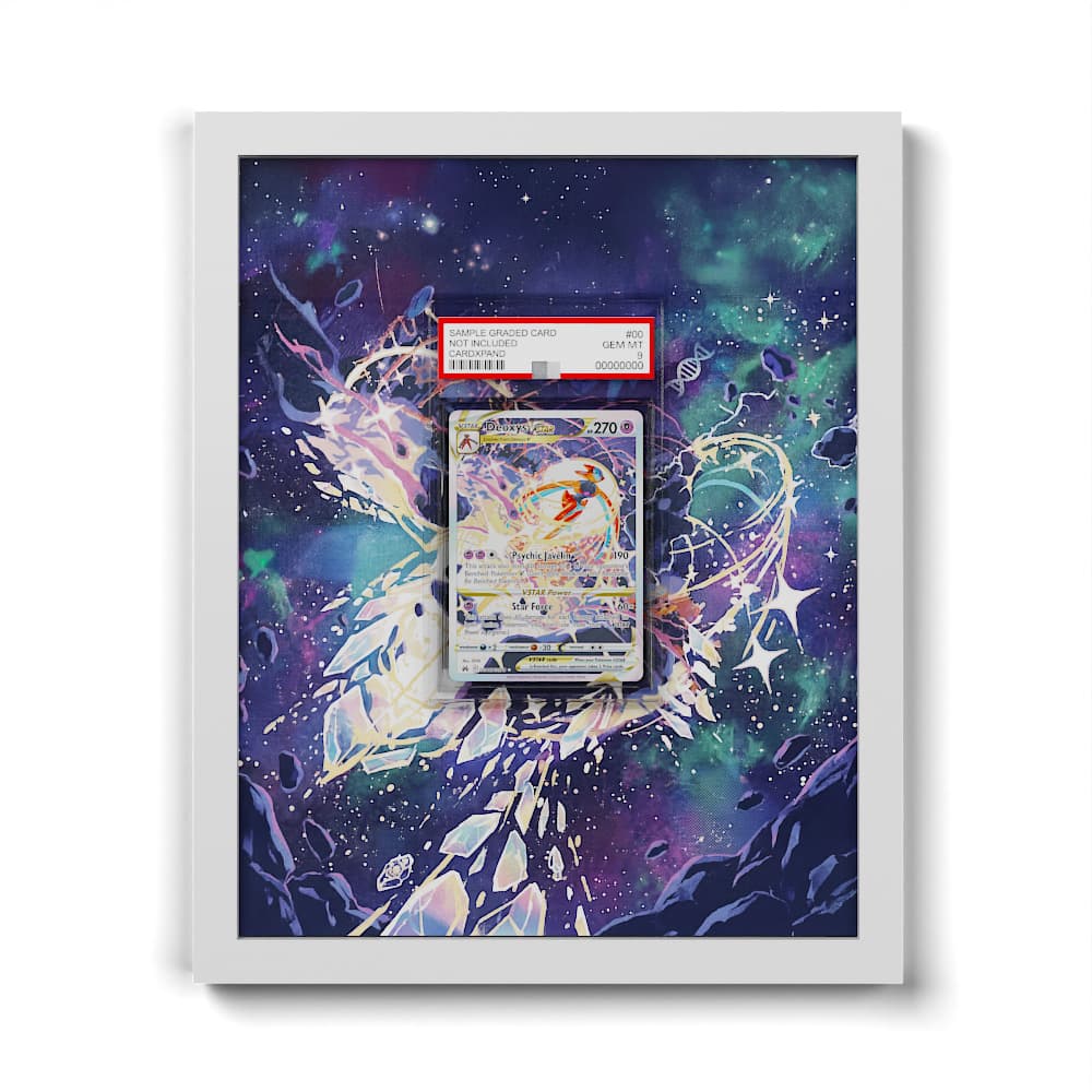 GG46 Deoxys VSTAR - Extended Artwork Framed Pokemon Card Display