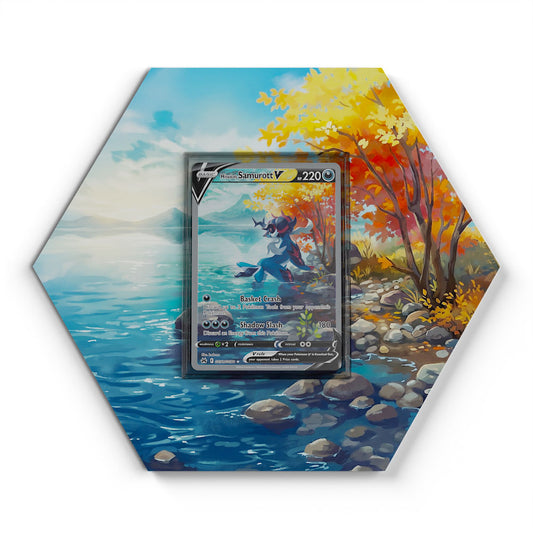GG51/GG70 Clamiral de Hisui V - Extended Artwork Pokemon Card Display