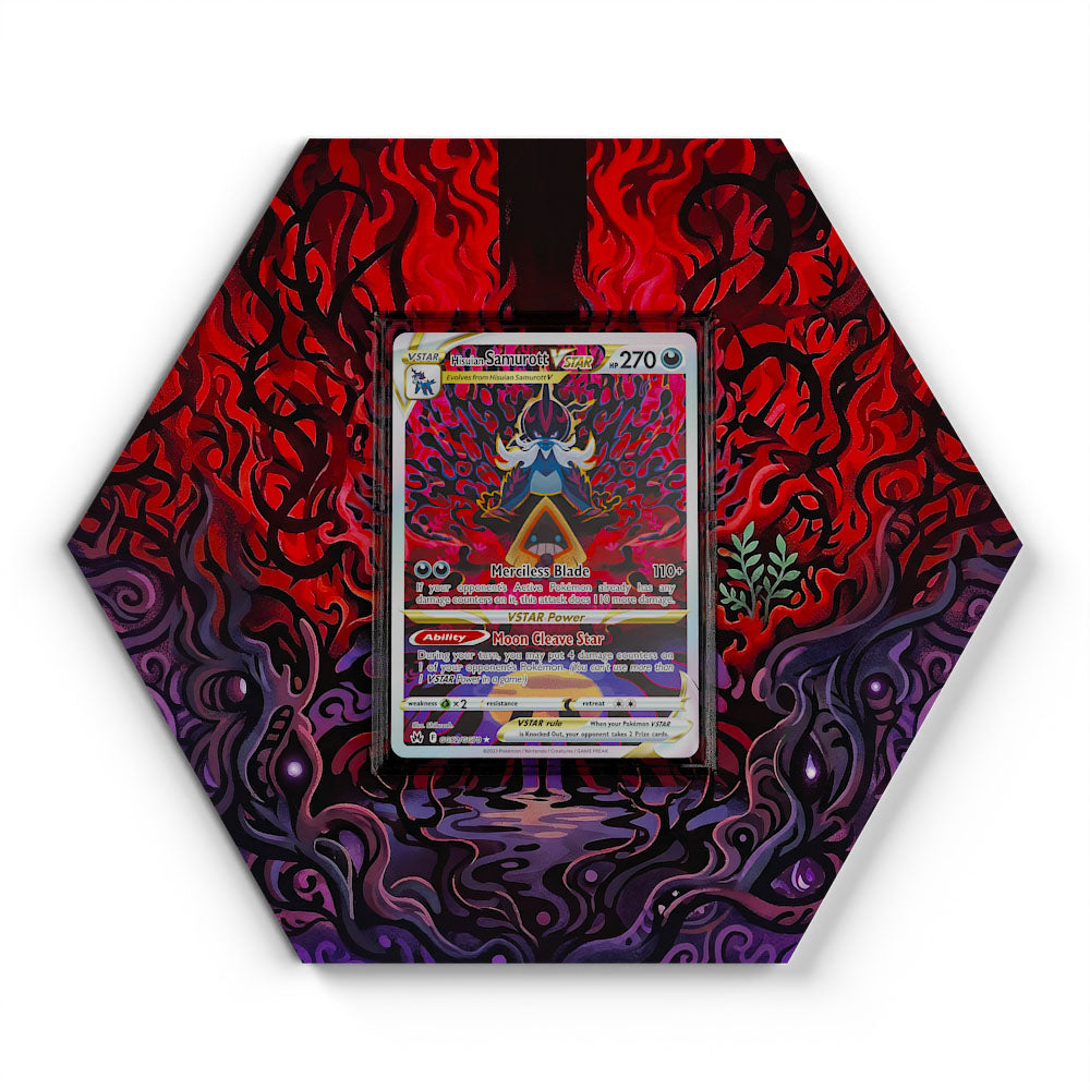 GG52/GG70 Clamiral de Hisui VSTAR - Extended Artwork Pokemon Card Display