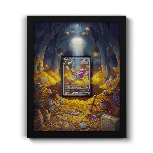 GG53 Hoopa V - Extended Artwork Framed Pokemon Card Display