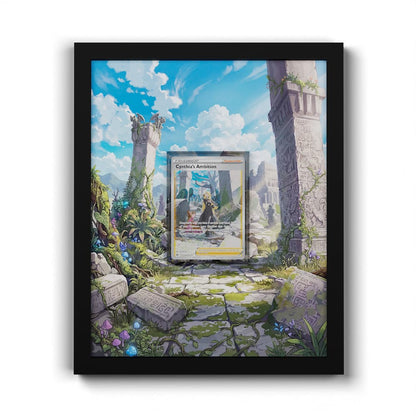 GG60 Ambition de Cynthia - Extended Artwork Framed Pokemon Card Display