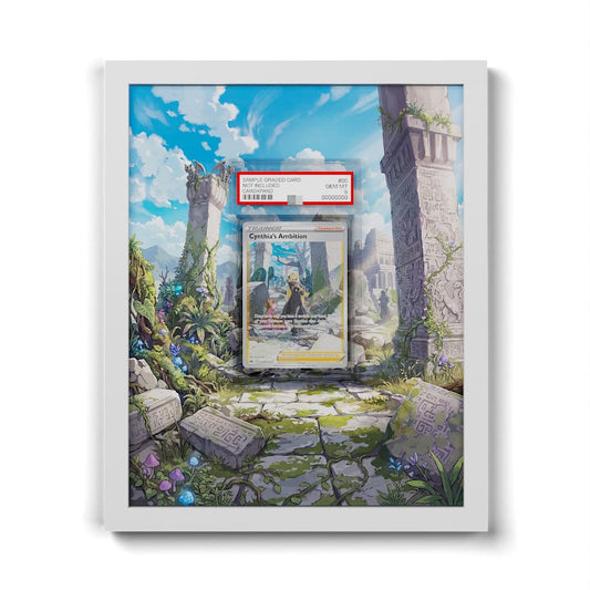 GG60 Ambition de Cynthia - Extended Artwork Framed Pokemon Card Display
