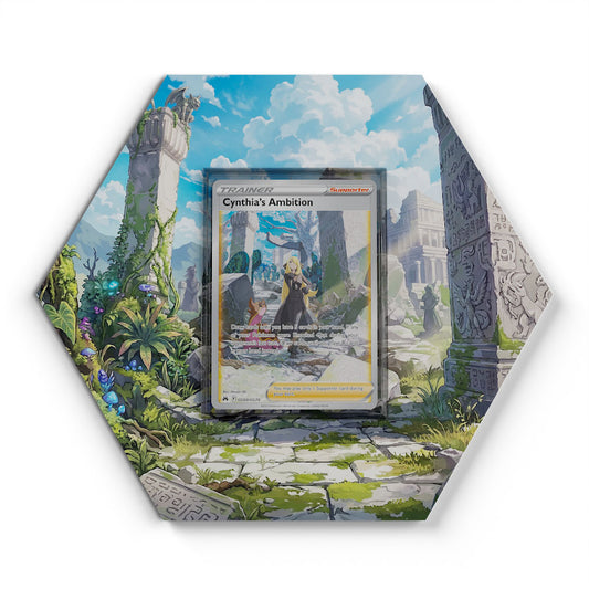 GG60/GG70 Ambition de Cynthia - Extended Artwork Pokemon Card Display