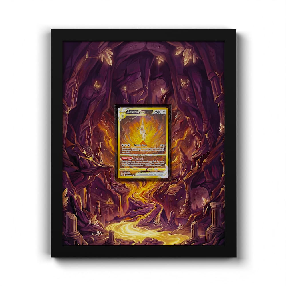 GG70 Arceus VSTAR - Extended Artwork Framed Pokemon Card Display
