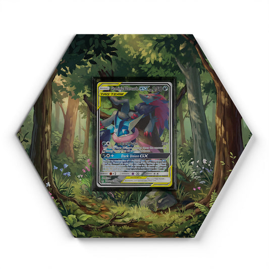 201/214 Amphinobi & Zoroark GX - Extended Artwork Pokemon Card Display