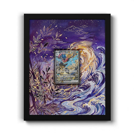 SVP 132 Amphinobi EX - Extended Artwork Framed Pokemon Card Display