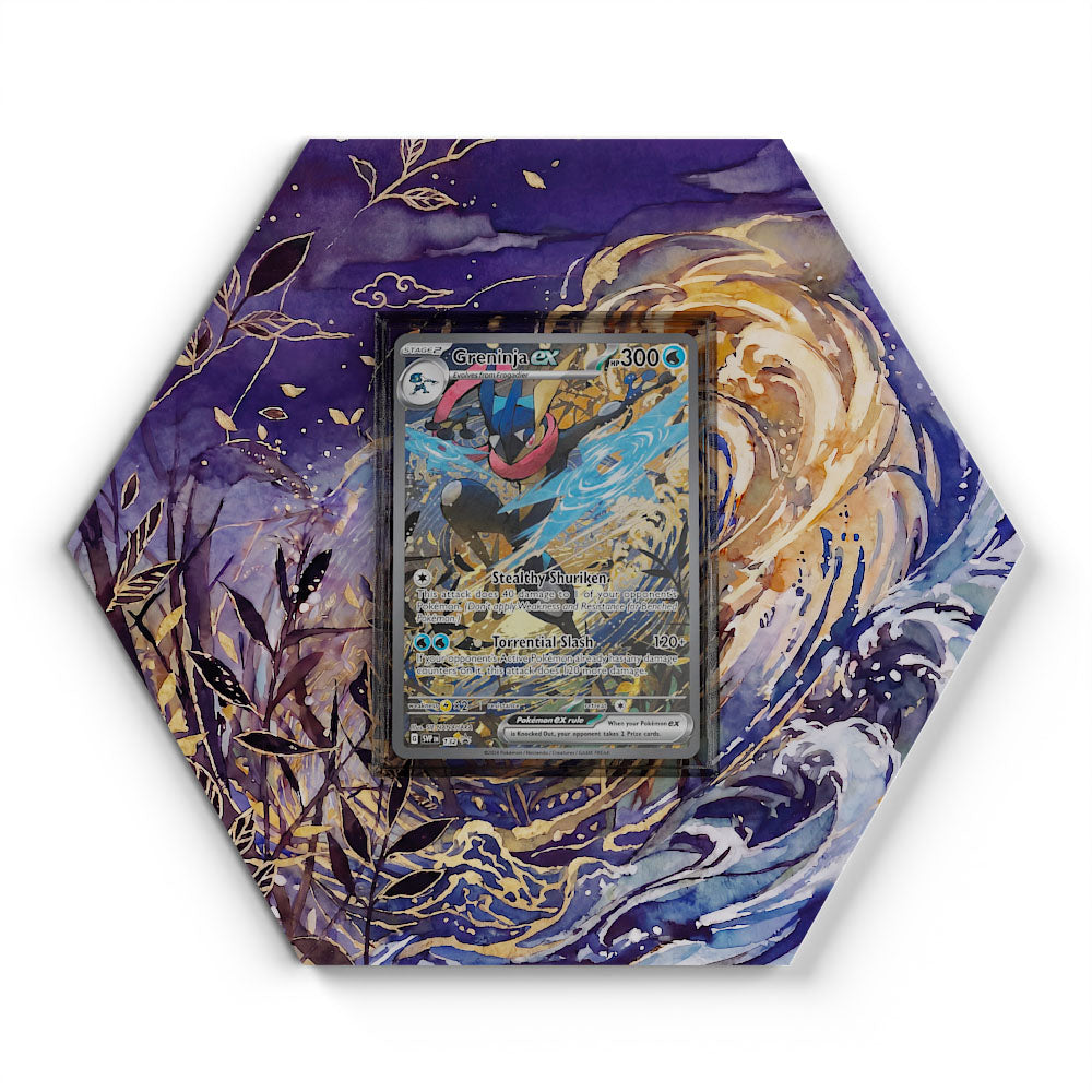 132 Amphinobi EX - Extended Artwork Pokemon Card Display