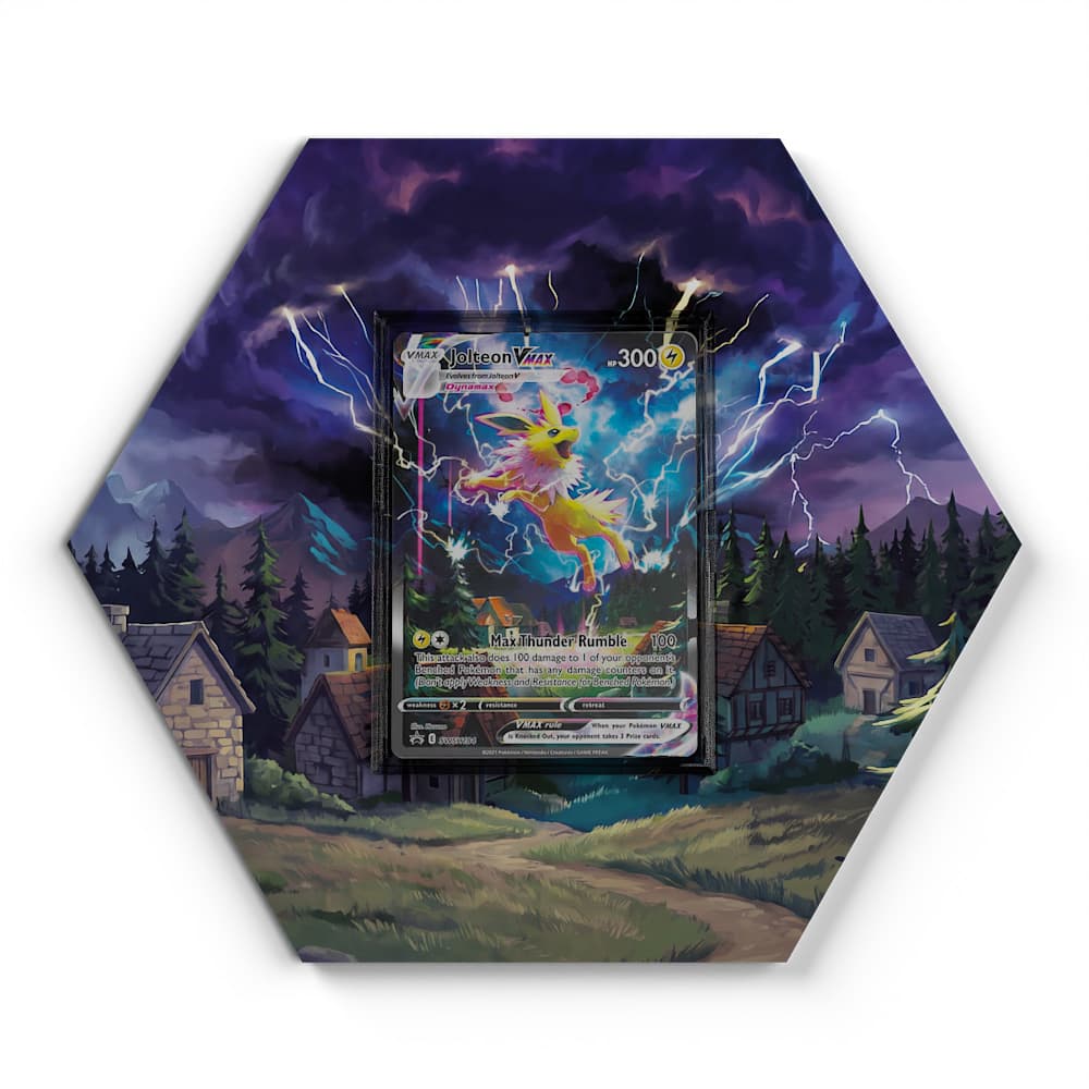 184 Voltali - Extended Artwork Pokemon Card Display