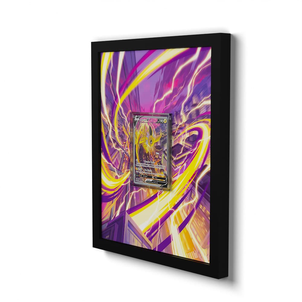 SWSH183 Voltali - Extended Artwork Framed Pokemon Card Display