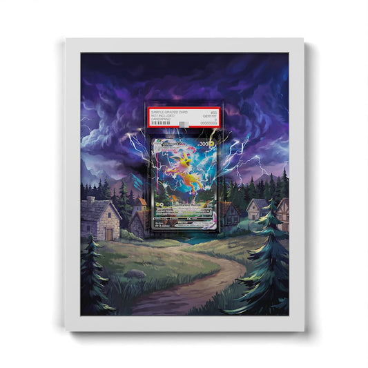 SWSH184 Voltali - Extended Artwork Framed Pokemon Card Display