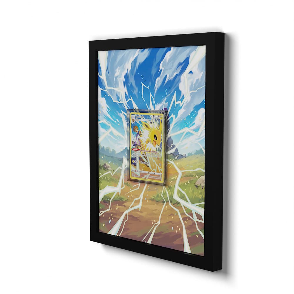TG04 Voltali - Extended Artwork Framed Pokemon Card Display