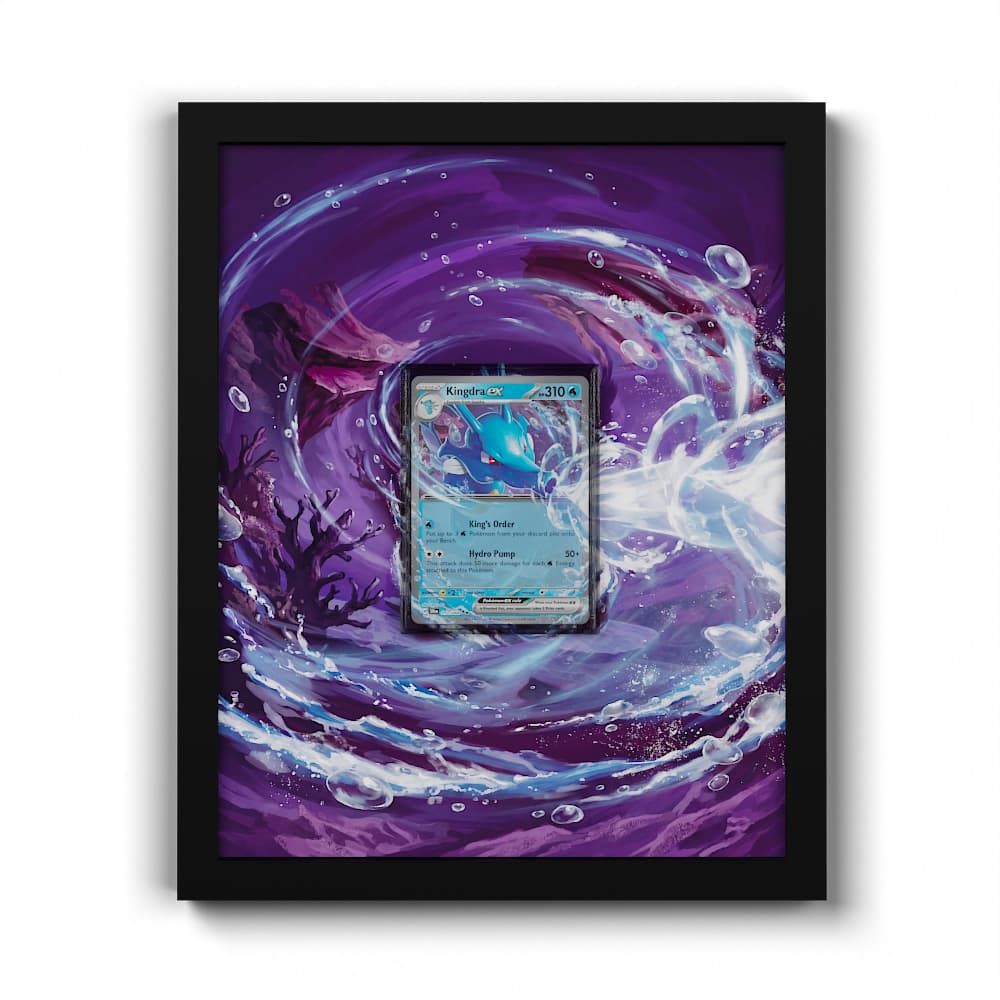 012/064 Hyporoi EX - Extended Artwork Framed Pokemon Card Display