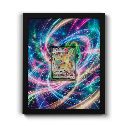 008/203 Phyllali VMAX - Extended Artwork Framed Pokemon Card Display
