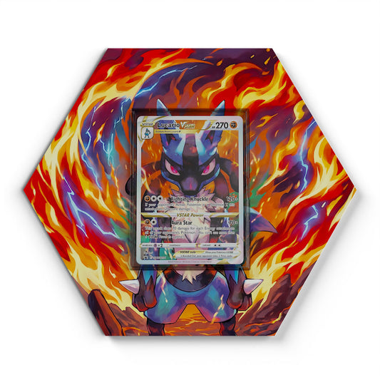 291 Lucario VSTAR - Extended Artwork Pokemon Card Display