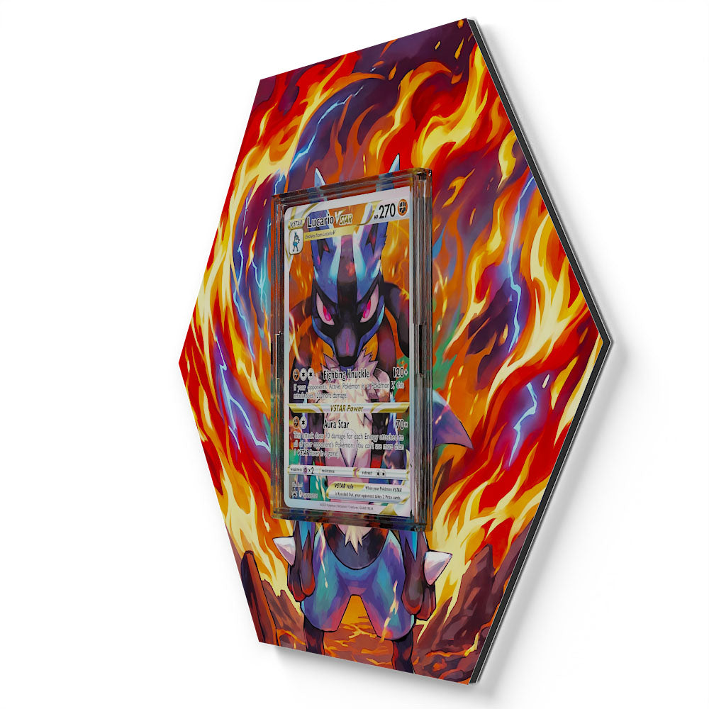 291 Lucario VSTAR - Extended Artwork Pokemon Card Display