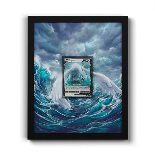 138/195 Lugia V - Extended Artwork Framed Pokemon Card Display