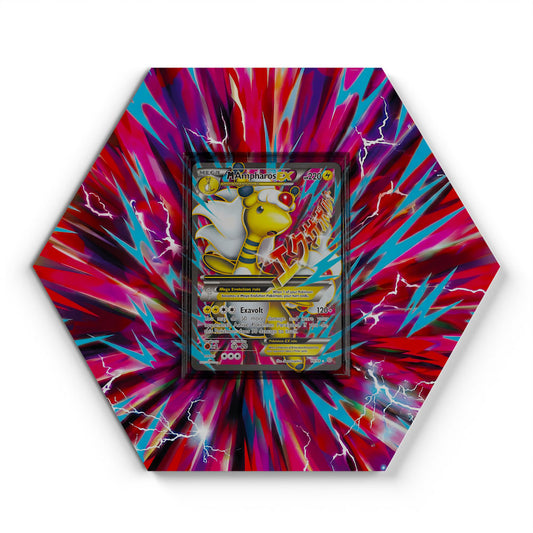 088/098 Méga-Pharamp EX - Extended Artwork Pokemon Card Display