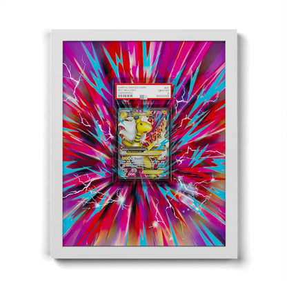 088/098 Méga-Pharamp EX - Extended Artwork Framed Pokemon Card Display