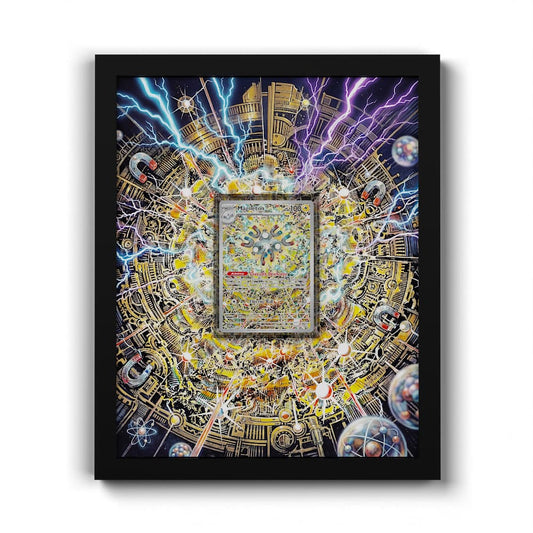 159 Magnéton - Extended Artwork Framed Pokemon Card Display