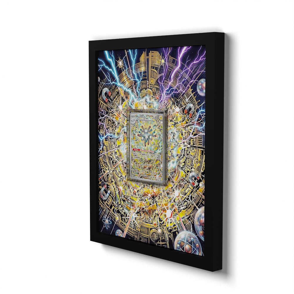 159 Magnéton - Extended Artwork Framed Pokemon Card Display