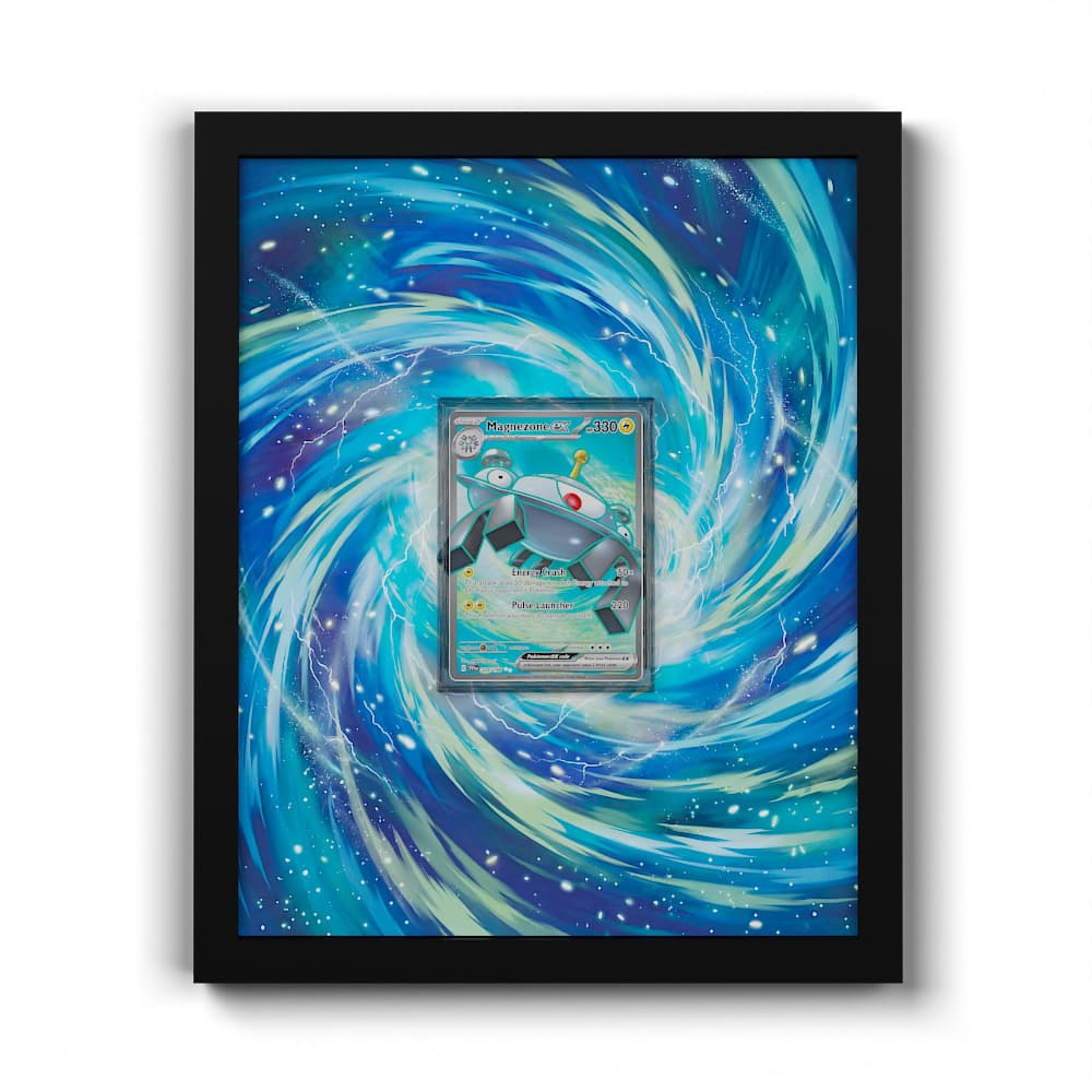 226/198 Magnézone - Extended Artwork Framed Pokemon Card Display