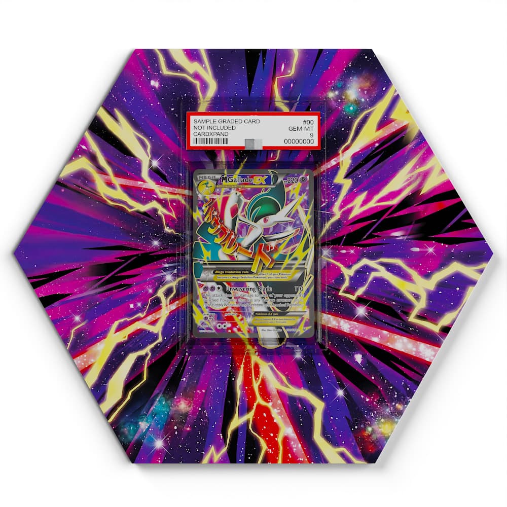 100/108 Méga-Gallame EX - Extended Artwork Pokemon Card Display