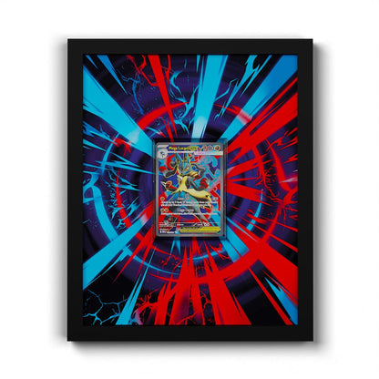 160 Méga-Lucario EX - Extended Artwork Framed Pokemon Card Display