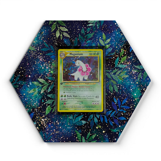 154 Méganium - Extended Artwork Pokemon Card Display