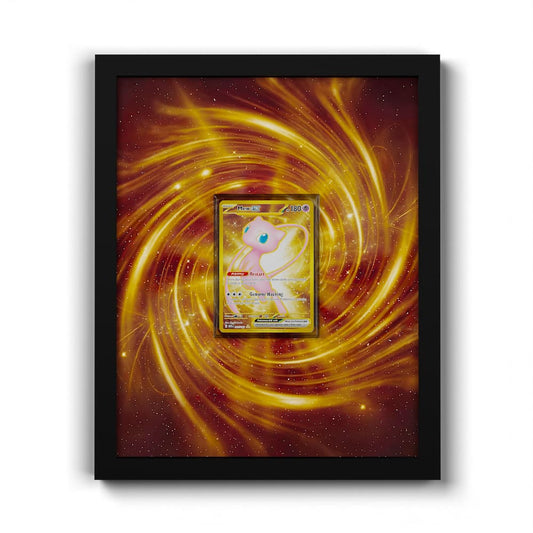 205 Mew EX - Extended Artwork Framed Pokemon Card Display