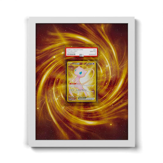205 Mew EX - Extended Artwork Framed Pokemon Card Display