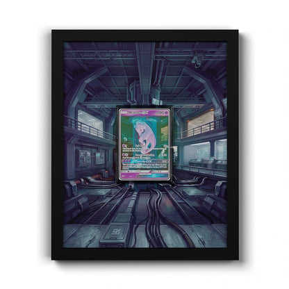 78/73 Mewtwo GX - Extended Artwork Framed Pokemon Card Display