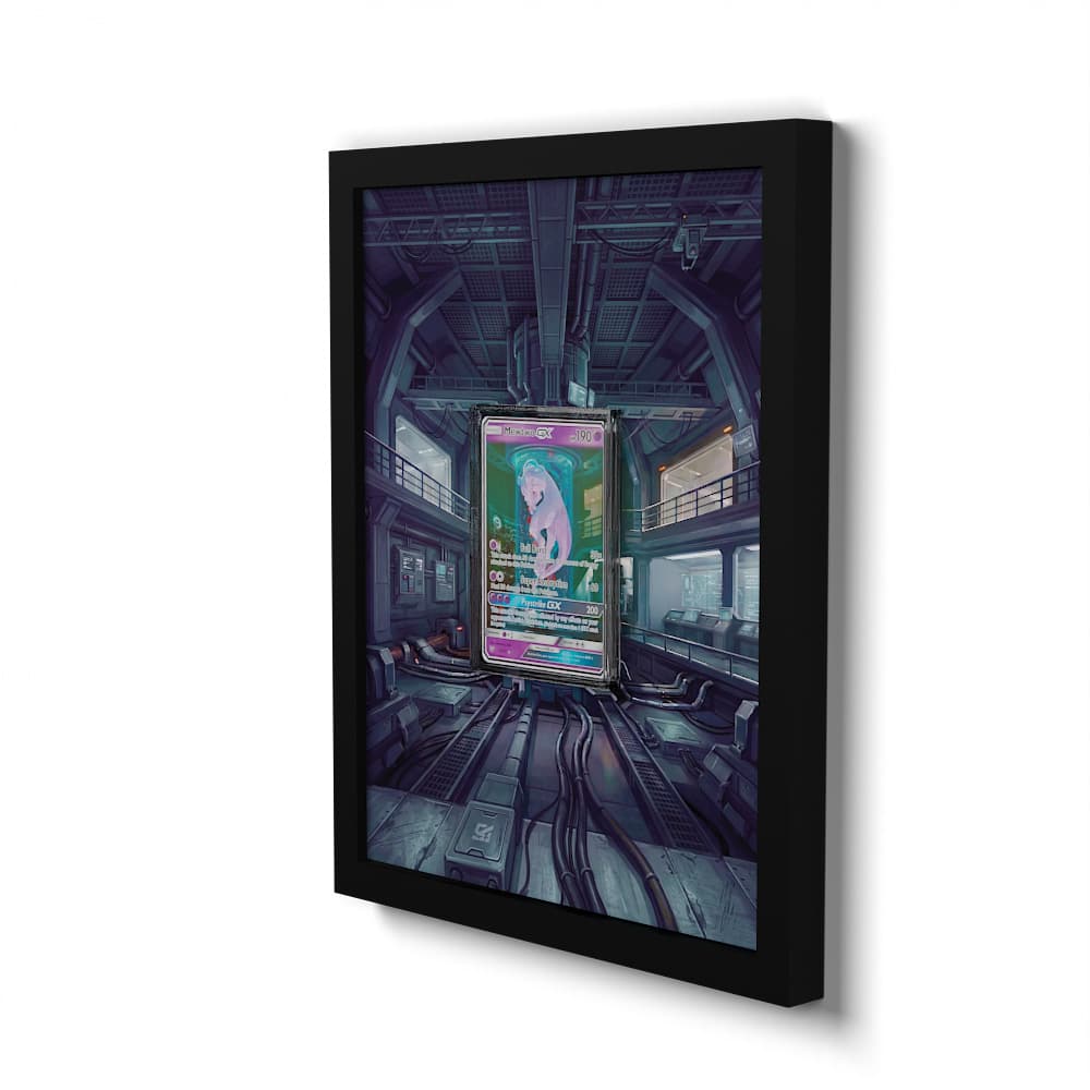78/73 Mewtwo GX - Extended Artwork Framed Pokemon Card Display