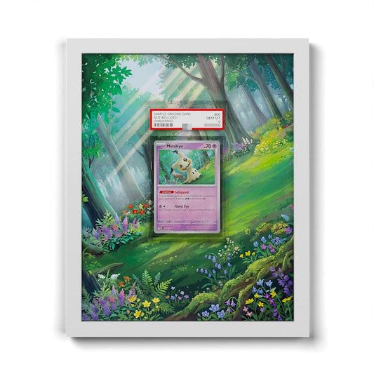 097/193 Mimiqui - Extended Artwork Framed Pokemon Card Display