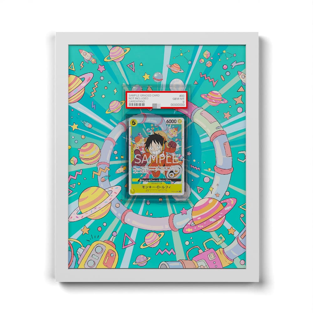OP07-109 Monkey D. Luffy Promo - Extended Artwork Framed One Piece Card Display