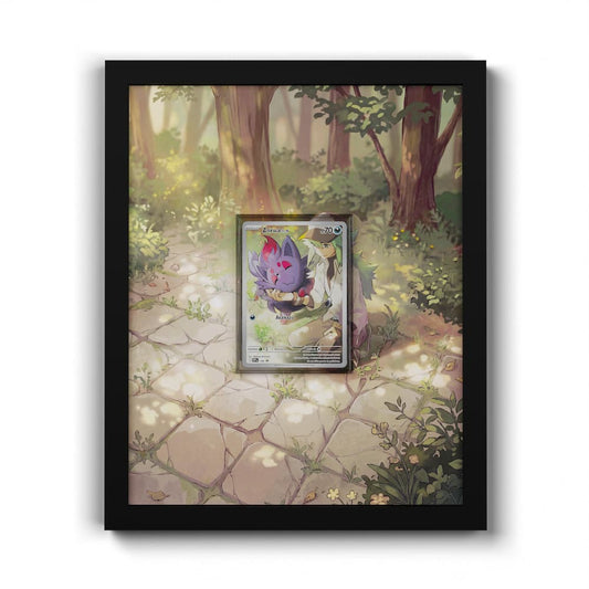 189 Zorua de N - Extended Artwork Framed Pokemon Card Display