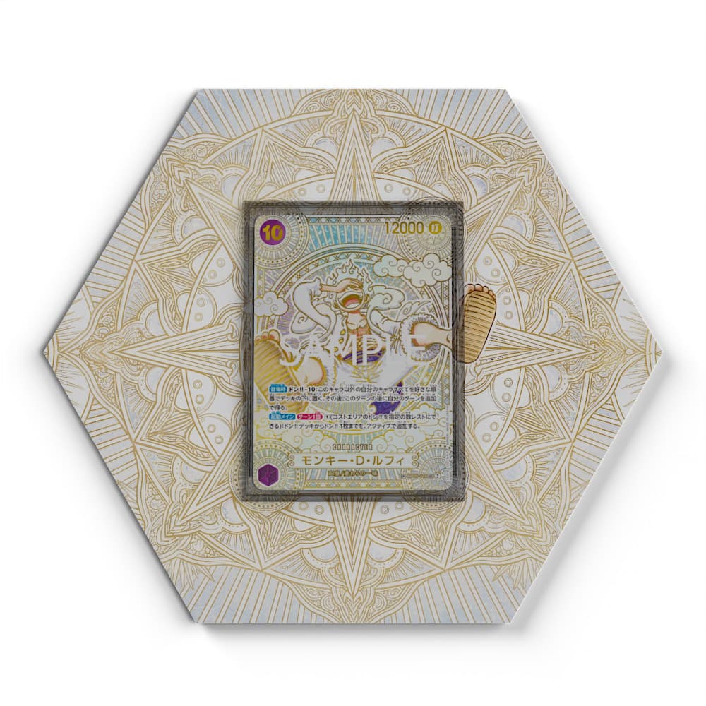 OP-11 Gold Luffy SP - Extended Artwork One Piece Card Display