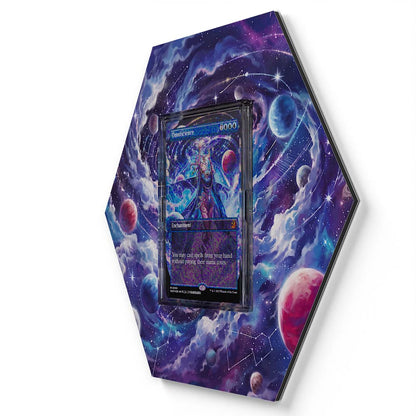 90 Omniscience (Anime Borderless) (Confetti Foil) - Extended Artwork MTG Card Display