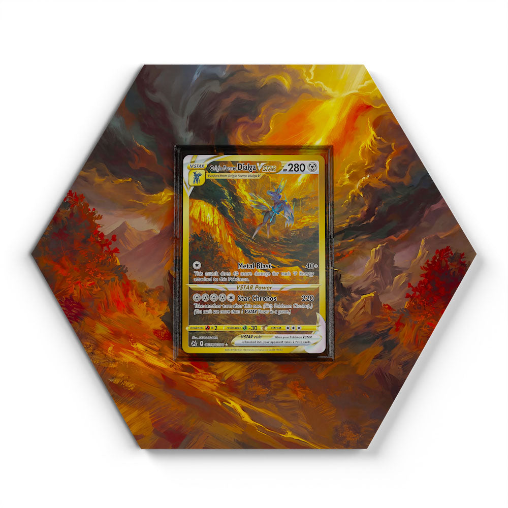 GG68 Dialga Forme Originelle VSTAR CRZ - Extended Artwork Pokemon Card Display