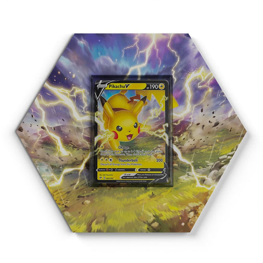 043/185 Pikachu V - Extended Artwork Pokemon Card Display
