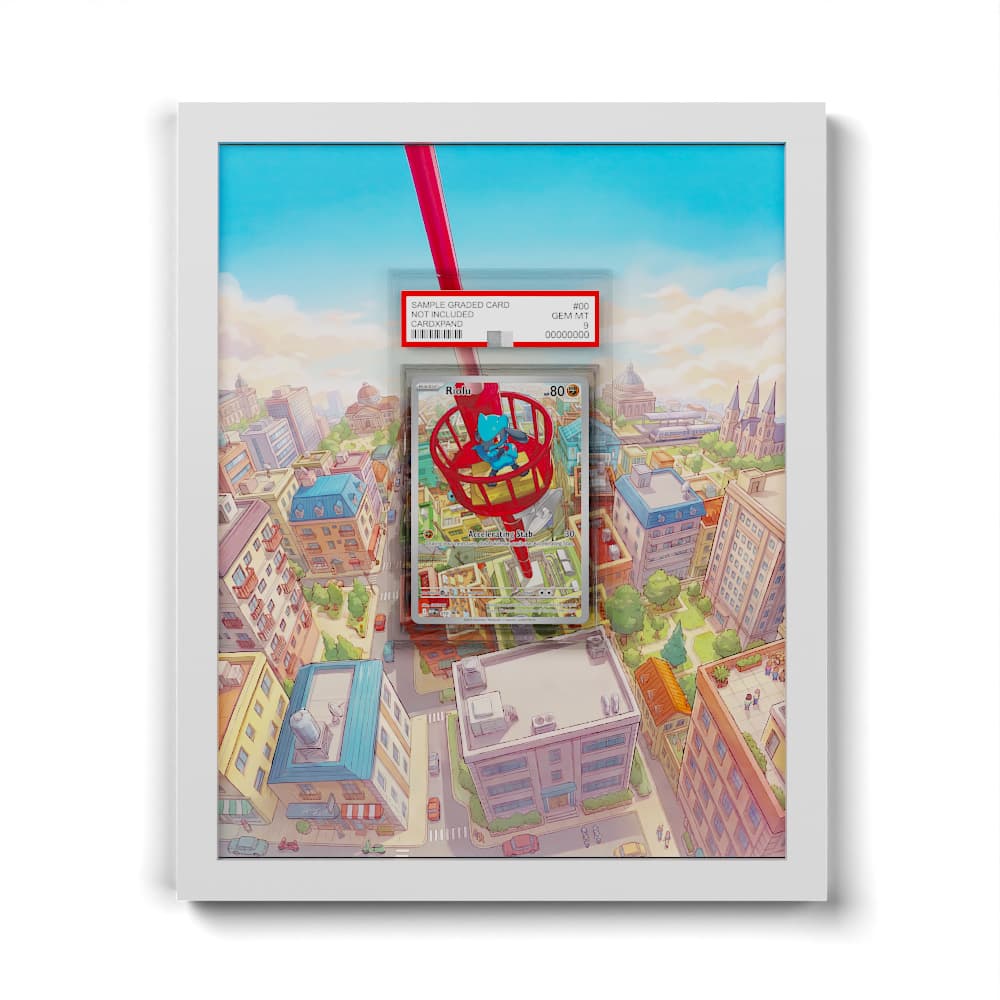 010 Riolu - Extended Artwork Framed Pokemon Card Display