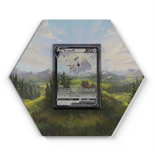 SWSH204 Arceus V - Extended Artwork Pokemon Card Display
