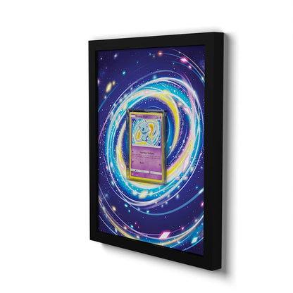 40/73 Mew Brillant - Extended Artwork Framed Pokemon Card Display