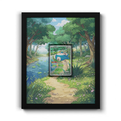 051 Ronflex - Extended Artwork Framed Pokemon Card Display