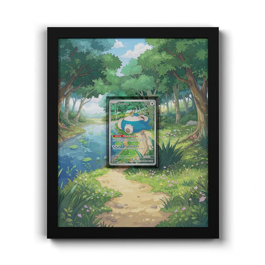 051 Ronflex - Extended Artwork Framed Pokemon Card Display