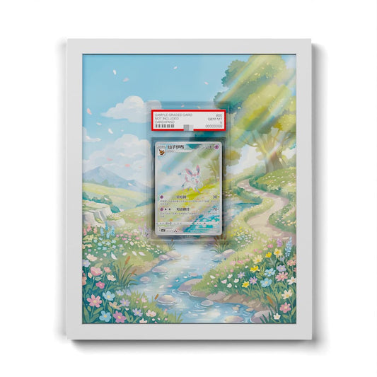09 Nymphali - Extended Artwork Framed Pokemon Card Display