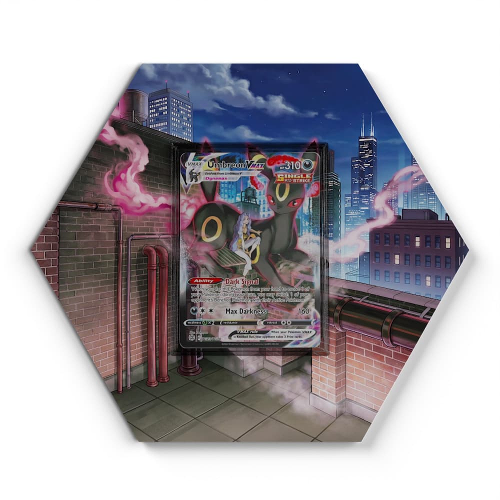 TG23/TG30 Noctali VMAX - Extended Artwork Pokemon Card Display