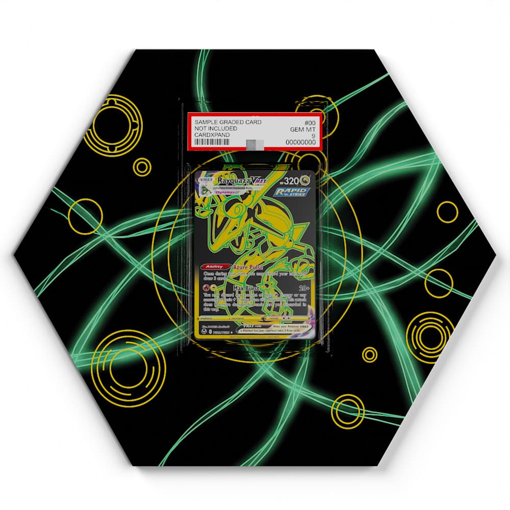 TG29/TG30 Rayquaza VMAX - Extended Artwork Pokemon Card Display